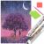 5D Diamond Painting Kit, 30x40cm, Blooming Tree Under the Moon model 100431677