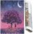 5D Diamond Painting Kit, 30x40cm, Blooming Tree Under the Moon model 100431677