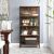 VASAGLE Bookshelf, 4-Tier Shelf, Steel Frame and MDF Shelves, 74x30x155cm, Rustic Brown and Black 100432221