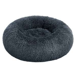FEANDREA dark gray plush dog bed, 60 cm diameter - Dog Bed