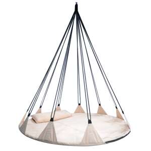 Sersimo XXL Garden Swing, Suspended Bed Type, 150cm, Beige 102393471 - Hammock