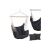 Stylish Dark Gray Hanging Swing Chair with Cushions for Relaxation