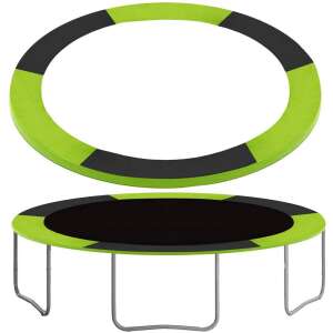 Green and black trampoline spring cover for 305 cm diameter trampolines - Trampoline Part