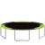 Green and black trampoline spring cover for 305 cm diameter trampolines