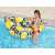 Woman holding the Bestway inflatable pool float, lemon design