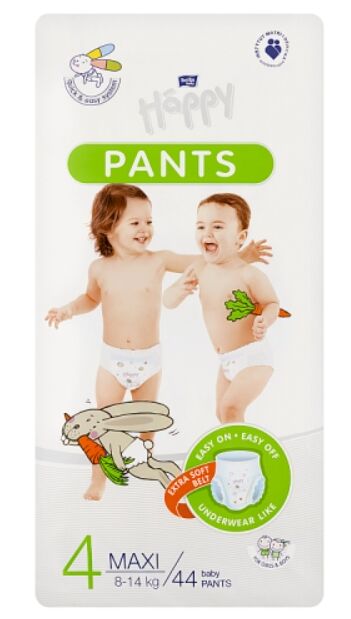 E-shop Bella Happy Pants Plienky 8-14kg Maxi 4 (44ks)