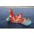 Bestway SSA 105 Parrot Rider inflatable island, 6 people, in the water, close-up