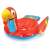 Bestway SSA 105 Parrot Rider inflatable island, 500x327cm, red, blue, yellow, green, side view