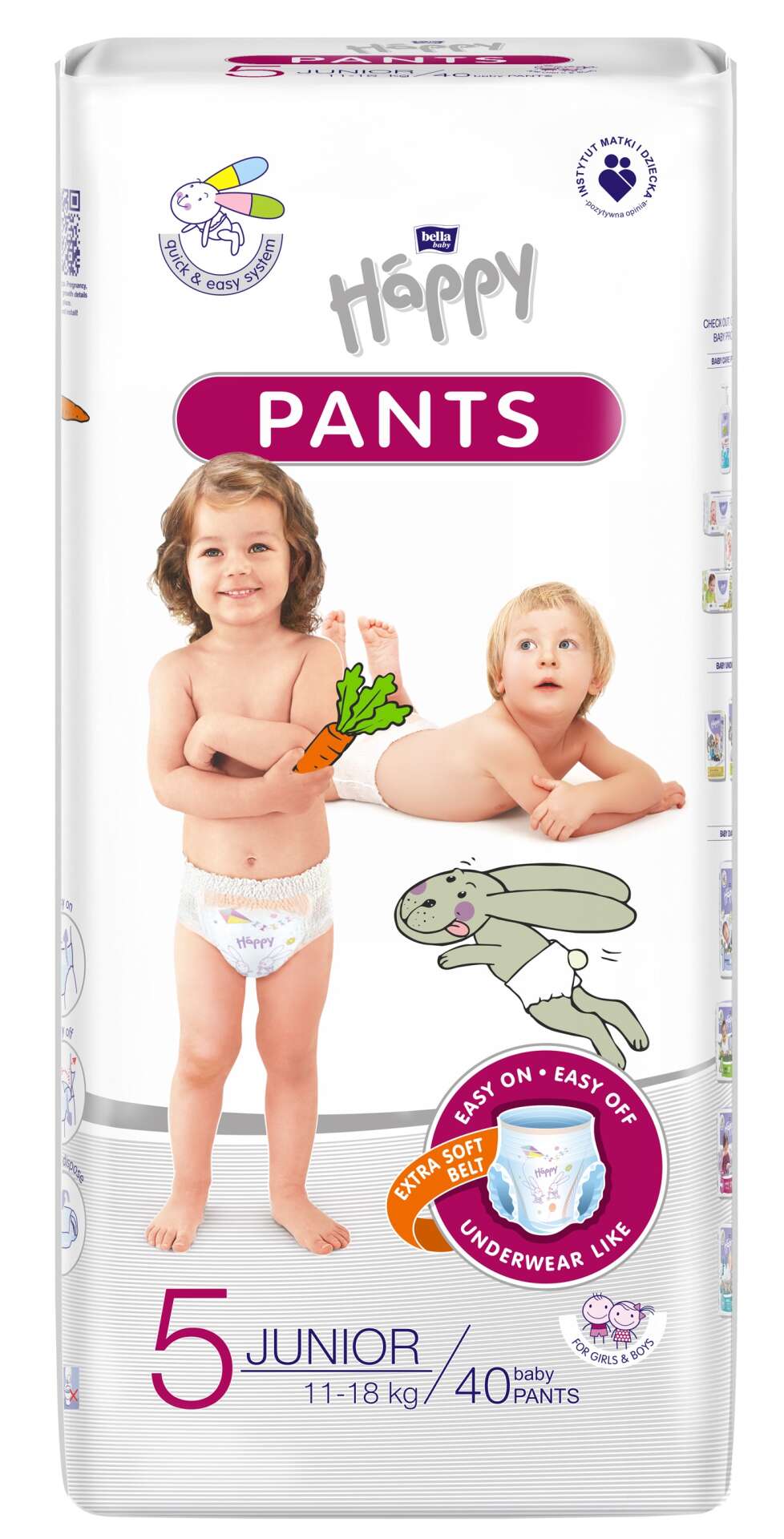 E-shop Bella Happy Pants Plienky 11-18kg Junior 5 (40ks)