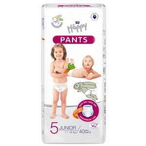 Bella Happy Pants Junior mărimea 5 scutece pentru copii cu greutatea de 11-18 kg, pachet de 40 - Scutece bebelusi