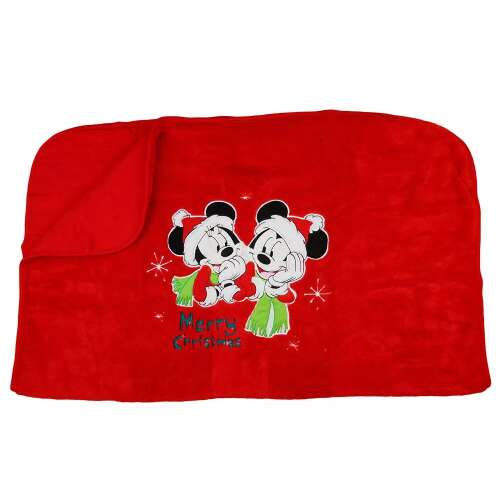 Disney Mickey és Minnie wellsoft takaró (150x90) Karácsony 37167704