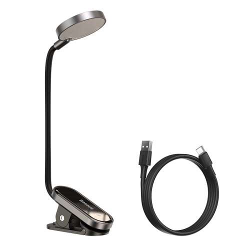 Baseus Confort mini LED csiptetős olvasólámpa - Szürke