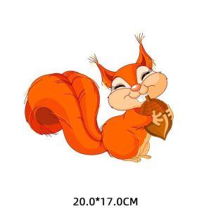 Iron-on Squirrel Patch 135191895 - Iron-on patch