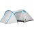 Malcom 4 person Kempings tent with canopy 180x310cm #grey-blue 140228599