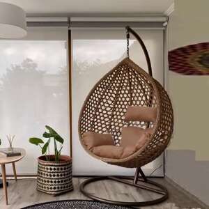 Pepita Natura single garden armchair with cushions - technorattan #brown