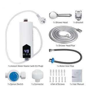 Set de dus cu incalzitor de apa electric RYK-006