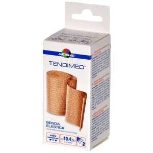 Master-Aid Tendimed elastischer Verband, 10 cm x 4,5 m, mittlerer Kompression, hautfarben, für Verstauchungen, Zerrungen und Verletzungen - Erste Hilfe