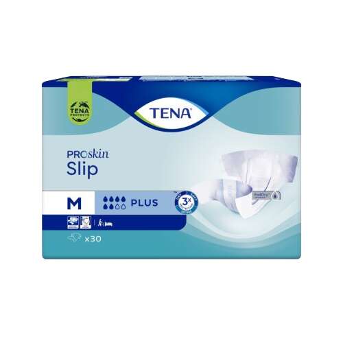 Tena ProSkin Slip Plus pieluchomajtki dla dorosłych, rozmiar M, 30 sztuk