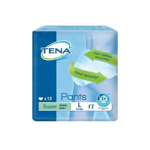 TENA Pants Super Große Inkontinenz-Hosen, 12 Stück