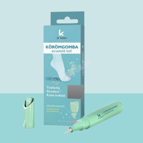 Dr. Kelen Körömgomba Ecsetelő Toll, Teafaolaj, Decalact, Ezüst Kolloid