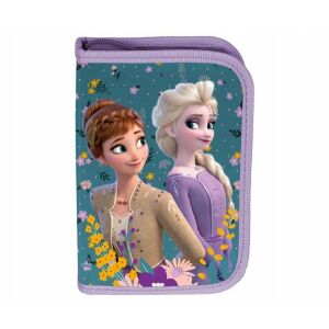 Paso Jégvarázs Virágos Tolltartó, kihajtható, Elsa és Anna mintával - Paso