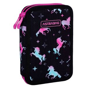 Astra Unikornisos Squad 2-szintes tolltartó unikornis mintával - Astra