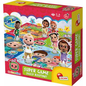 Cocomelon Napi Rutina Társasjáték gyerekeknek, 2-6 játékos, oktató családi játék - Lisciani