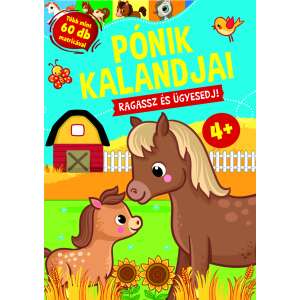 Pony dobrodružstvá - Lep a uč sa aktivitná kniha s viac ako 60 nálepkami - Knihy