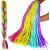Soulima rainbow synthetic hair braids, multiple strands
