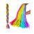 Soulima rainbow synthetic hair braids, multiple strands