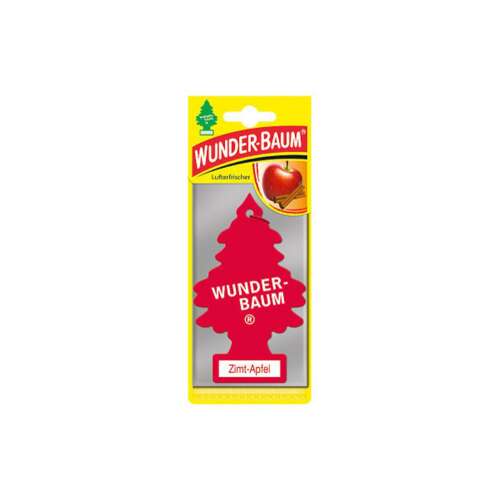 Wunder-Baum car air freshener, Zimt-Apfel scent, tree shape