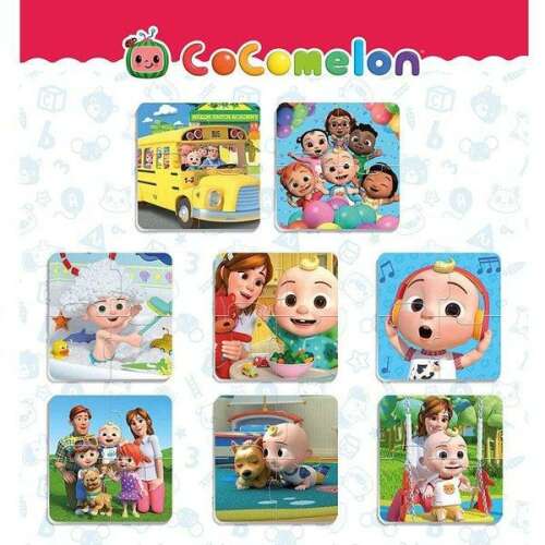 Cocomelon Első Puzzle Kalandra Készen - 8 darabos puzzle Cocomelon karakterekkel