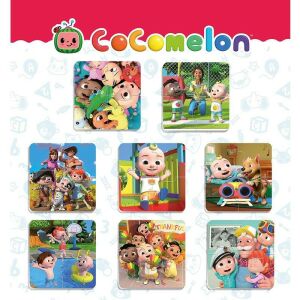 Cocomelon első puzzle darabok, a műsor különböző jeleneteit és szereplőit mutatják be - CoComelon