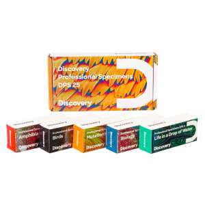 Discovery Professzionális Mintakészlet DPS 25 mikroszkóp tárgylemez készlet, 25 előkészített tárgylemez biológia, madarak és egyebek számára - Mikroszkóp tárgylemez