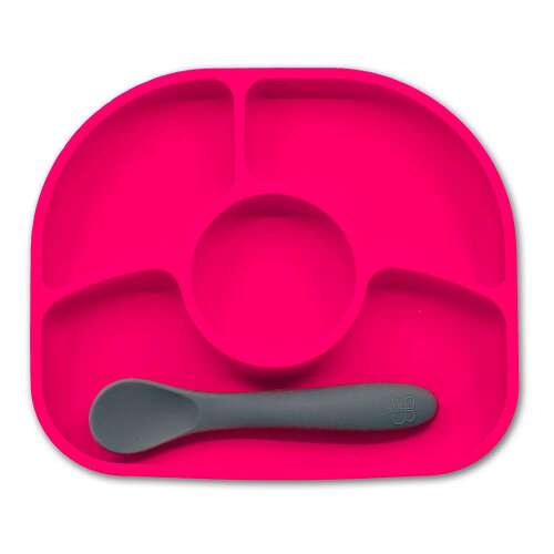 Bblüv Yümi pink színű osztott szilikon tányér szett 37253638