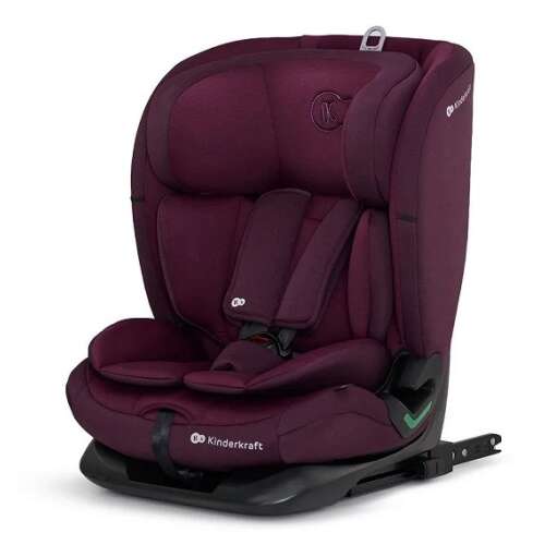 Kinderkraft ONETO3 i-Size Isofix autósülés Cherry Pearl színben, ferde nézetből