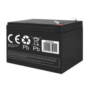 LX12140CS 12V 14Ah SLA akkumulátor, karbantartásmentes, zárt ólomsav akkumulátor - Akkumulátor