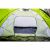 Malcom 4 Personen Kempings Zelt mit Vorzelt und Apsis 215x460cm #grau-grün 140016706
