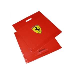 Ferrari ajándék szatyor, piros, 32 x 25 cm, Ferrari logóval - Ferrari