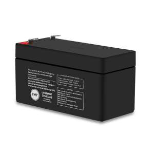 12V 1,2Ah SLA akkumulátor, karbantartásmentes, újratölthető, UPS-hez, riasztórendszerekhez, elektromos játékokhoz - Akkumulátor