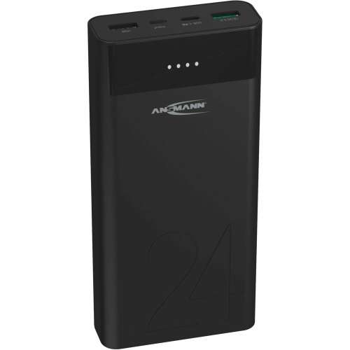 Ansmann 1700-0112 24000 mAh LiPo külső akkumulátor, fekete