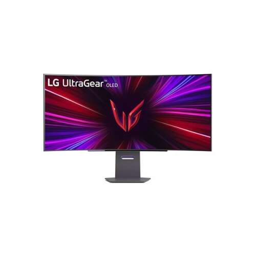 LG UltraGear OLED 45-palcový zakrivený monitor, rozlíšenie 3440x1440, čierny