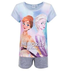 Pijama scurtă Disney Frozen Memories pentru copii, cu Anna și Elsa - Disney Pijamale pentru copii, cămăși de noapte