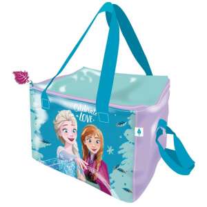 Geantă termică pentru prânz Disney Frozen Celebrate Love, cu Elsa și Anna, albastră și violet, 22,5 cm - Transportatori de alimente și băuturi