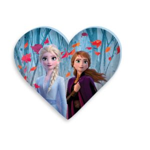 Disney Jégvarázs Szív Alakú Díszpárna Elzával és Annával - Homyl