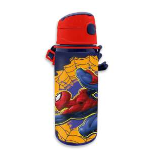 Алуминиева бутилка за вода Spiderman Web-Slinger с кука, 600 ml - Носител на храна и напитки