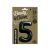 Beauty & Charm Black Number 5 Foil Balloon Packaging