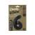 Beauty & Charm Black Number 6 Foil Balloon - 85cm - Packaged