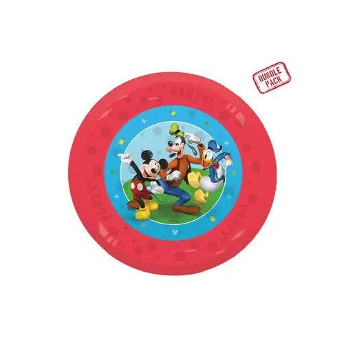 Disney Mickey Rock the House micro prémium műanyag lapostányér 4 db-os szett 21 cm 176889259 - Babatáplálás