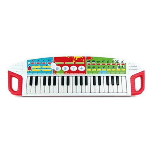 Winfun Cool Sounds Keyboard, 37 keys, musical toy for kids, white and red